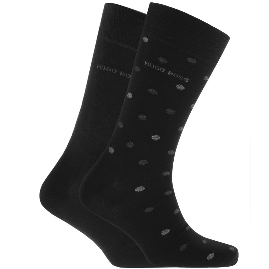 Alternative Image for ProductBOSS Two Pack Socks Black1